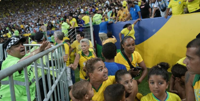 Violencia en gradas demora el inicio del partido entre Brasil y Argentina – Metro Puerto Rico