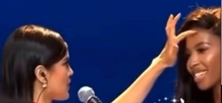 El gesto de presentadora a candidata que causó controversia en Miss Mundo 2024