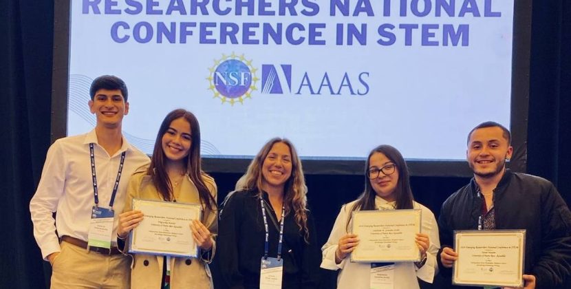 Estudiantes de UPR Aguadilla son galardonados como investigadores emergentes en Estados Unidos