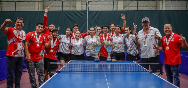 Las Taínas y los Taínos de la UAGM extienden su dinastía en el tenis de mesa