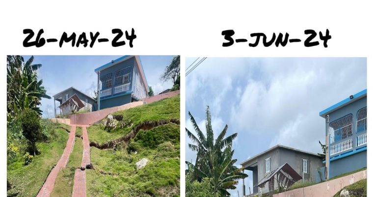 Denuncian que se agravan deslizamientos en comunidad Alturas de Bélgica en Guánica