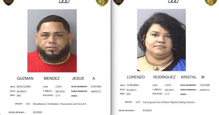 Cargos contra una pareja residente de Añasco por agresión y amenaza