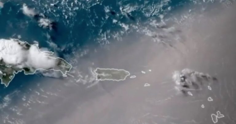 Aire más seco asociado con el polvo del Sahara limitará actividad de lluvias este lunes