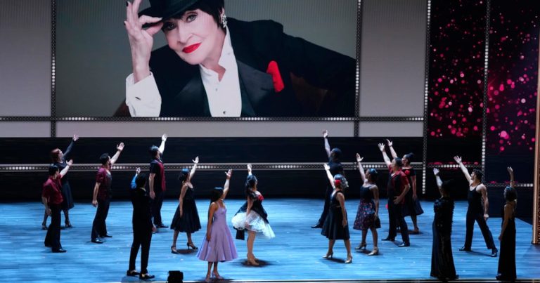 Homenaje a Chita Rivera durante los Premios Tony