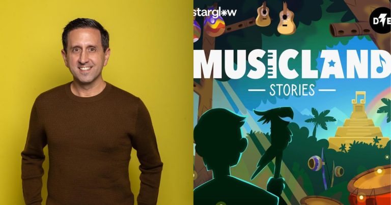 Armando Valdés es guionista de la nueva temporada del podcast para niños Musicland Stories