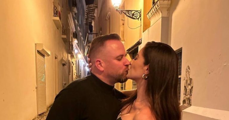 De aniversario Danilo Beauchamp y su novia