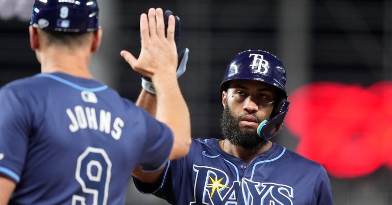 Lowe batea HR de 3 carreras y remolca 5, Rays vencen 9-5 a Marlins