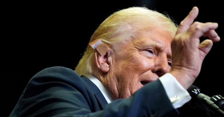 Retoma Trump su campaña en Michigan una semana después de intento de asesinato