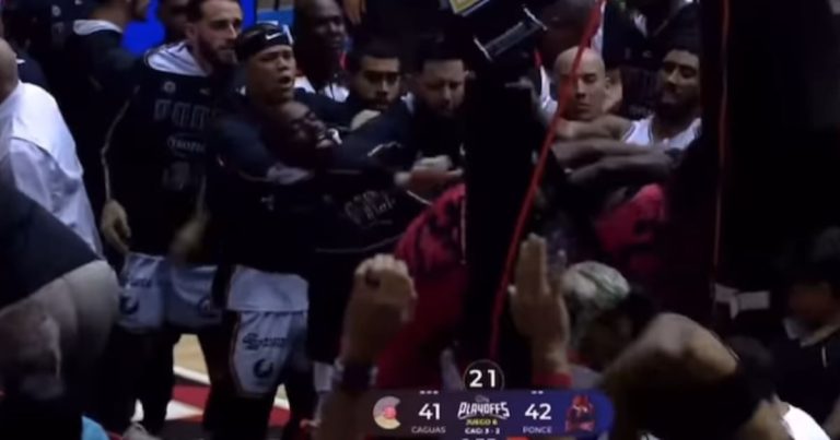 BSN suspende y multa a jugadores por pelea en juego de los Criollos vs. Leones