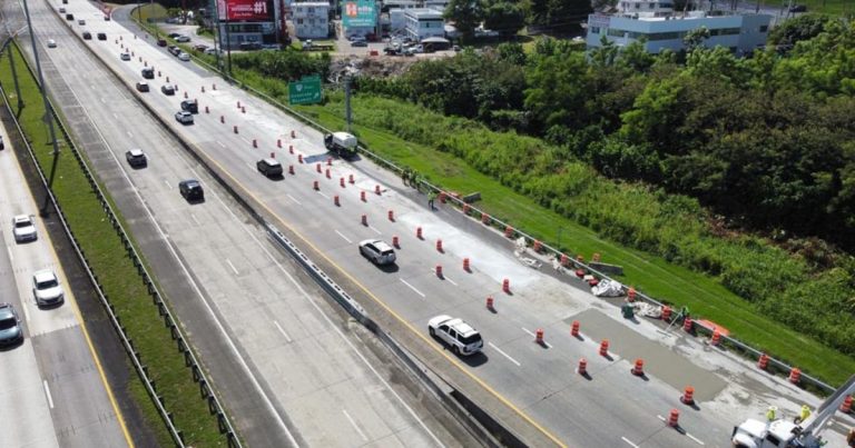 Siguen los trabajos en la PR-52 de San Juan a Caguas