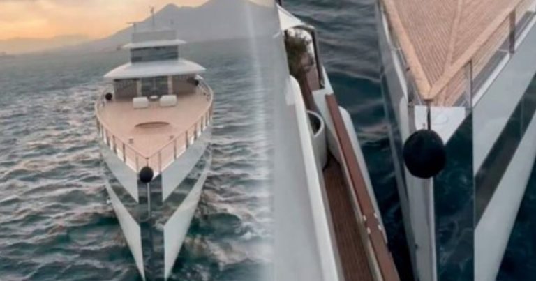 Video del “choque de lujo” entre el yate de la viuda de Steve Jobs y el del millonario Ricardo Salinas