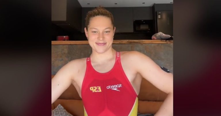 Nadadora se persigna con baile viral antes de ir al río Sena: “Hay cadáveres y ratas”