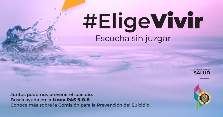 Salud lanza campaña “Elige vivir” para prevenir suicidio que apela al involucramiento social