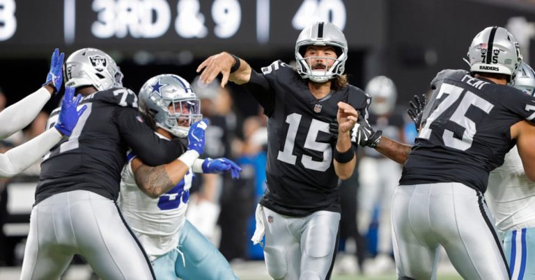 Gardner Minshew recibe una nueva oportunidad en la NFL, ahora como el quarterback titular de los Raiders