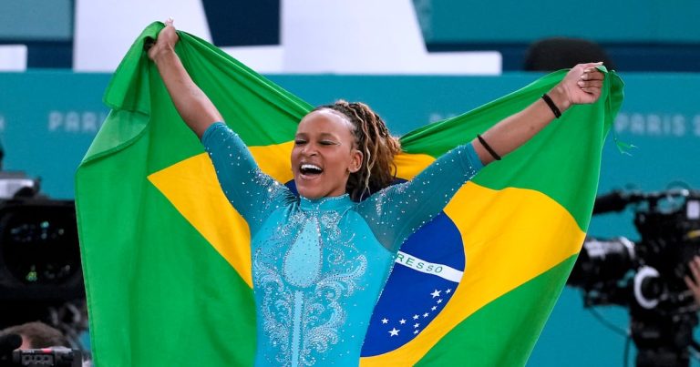 Gimnasta de Brasil es la primera en derrotar a Simone Biles