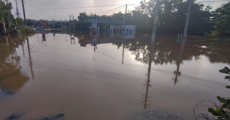 Aguada: Carretera 115 permanece intransitable tras paso de la tormenta Ernesto