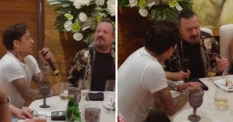 Así fue el festejo de Pepe Aguilar junto a su familia y Nodal