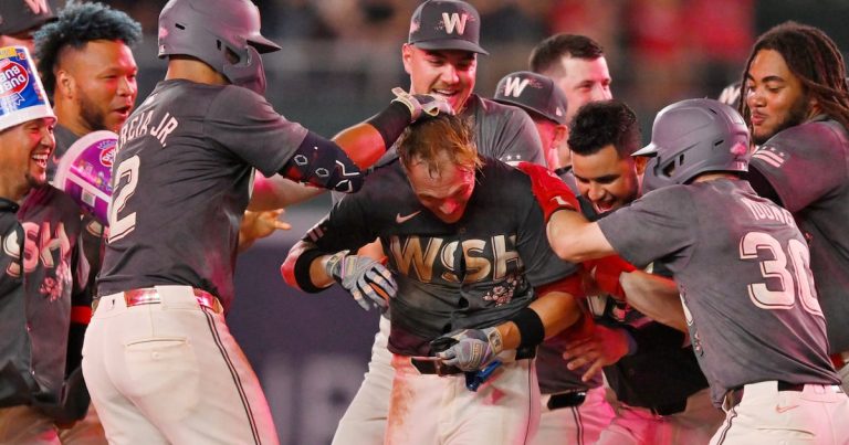 Sencillo remolcador de Alex Call le da la victoria 3-2 a Nacionales en la décima ante Angelinos