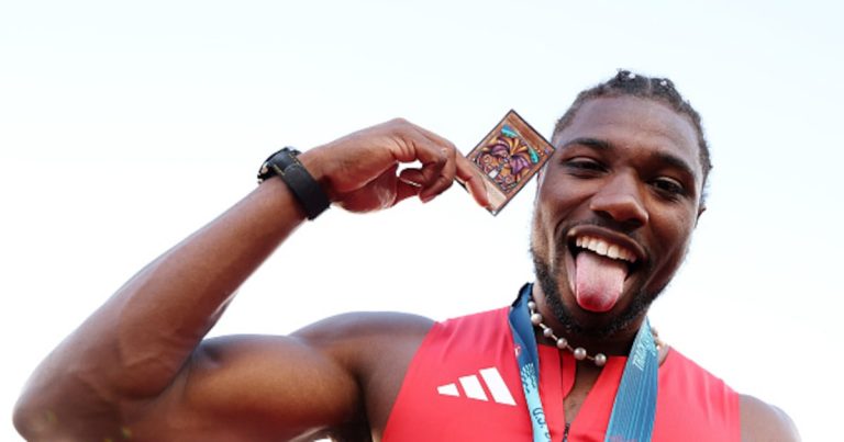 Noah Lyles se corona campeón de los 100 metros olímpicos por cinco milésimas de segundo
