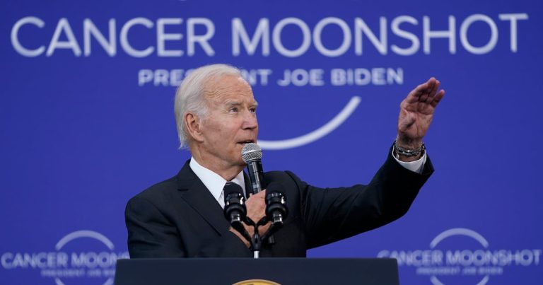 Joe Biden anuncia plan para reducir las muertes por cáncer