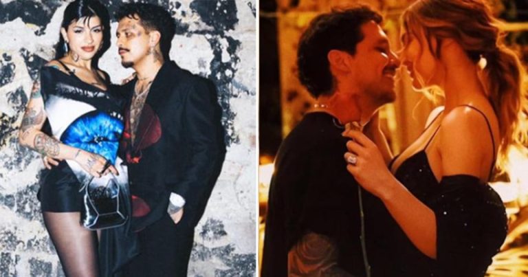 Revelan que Nodal conserva las fotos de Belinda y Cazzu en su Facebook