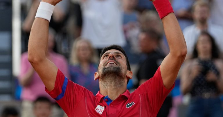 Novak Djokovic conquista su 1er oro olímpico en la final del tenis