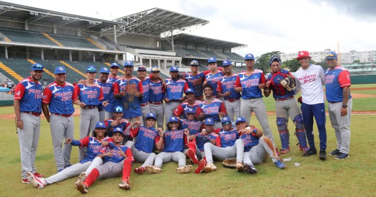 Puerto Rico clasifica al Mundial Sub 18 de béisbol