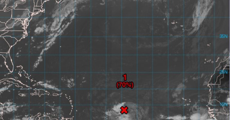 Incrementa nuevamente la probabilidad de desarrollo del Invest 98L