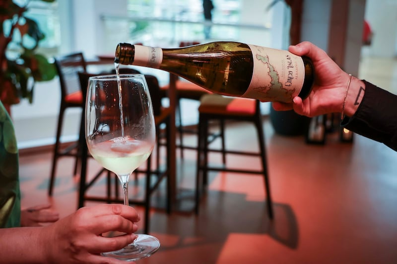 Almuerzo con la prensa.