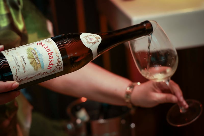 Almuerzo con la prensa.