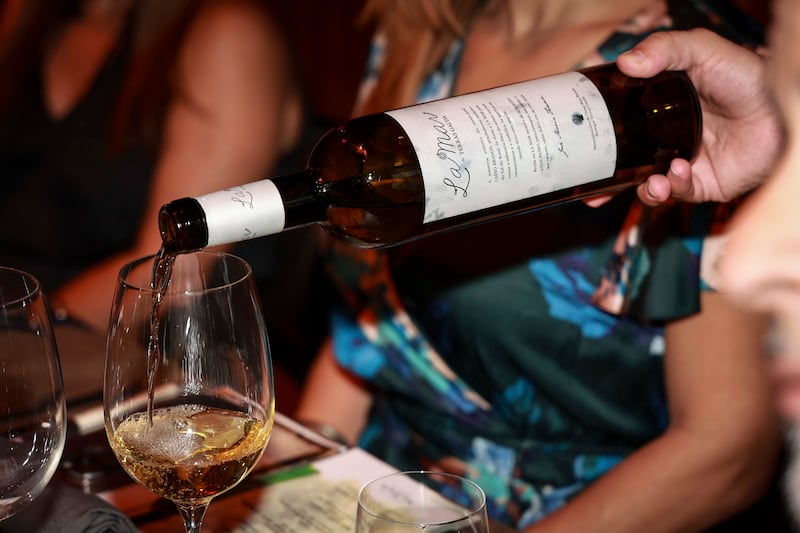 Almuerzo con la prensa.