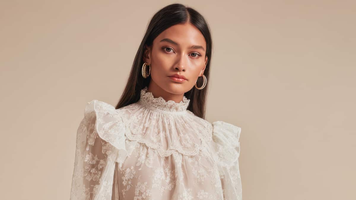 Las blusas de abuela serán tendencia este año