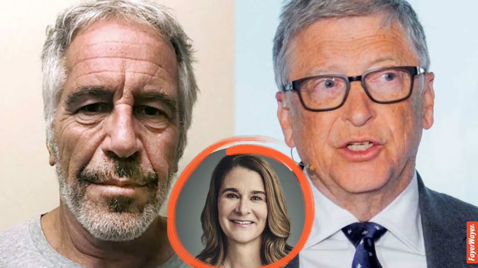 Jeffrey Epstein, Melinda French Gates y Bill Gates - Composición - Whisk/FW