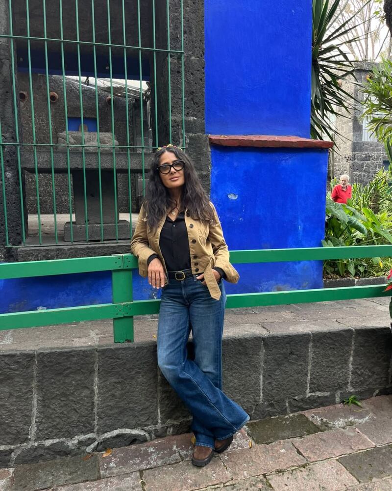 Salma Hayek en la Casa Azul