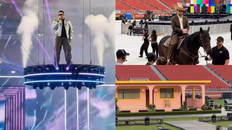 ¿Habrá casita? Filtran videos del ensayo de Bad Bunny para el Super Bowl LX