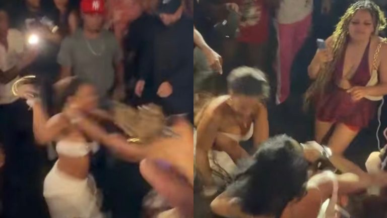 Tremenda pelea entre varias mujeres queda captada en ‘La Placita de Santurce’