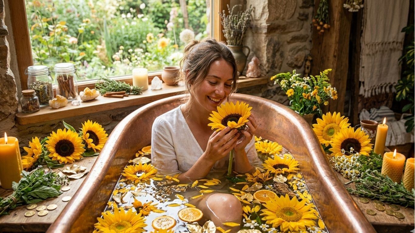 Ritual de primavera: el poderoso baño con girasol que promete dinero y abundancia