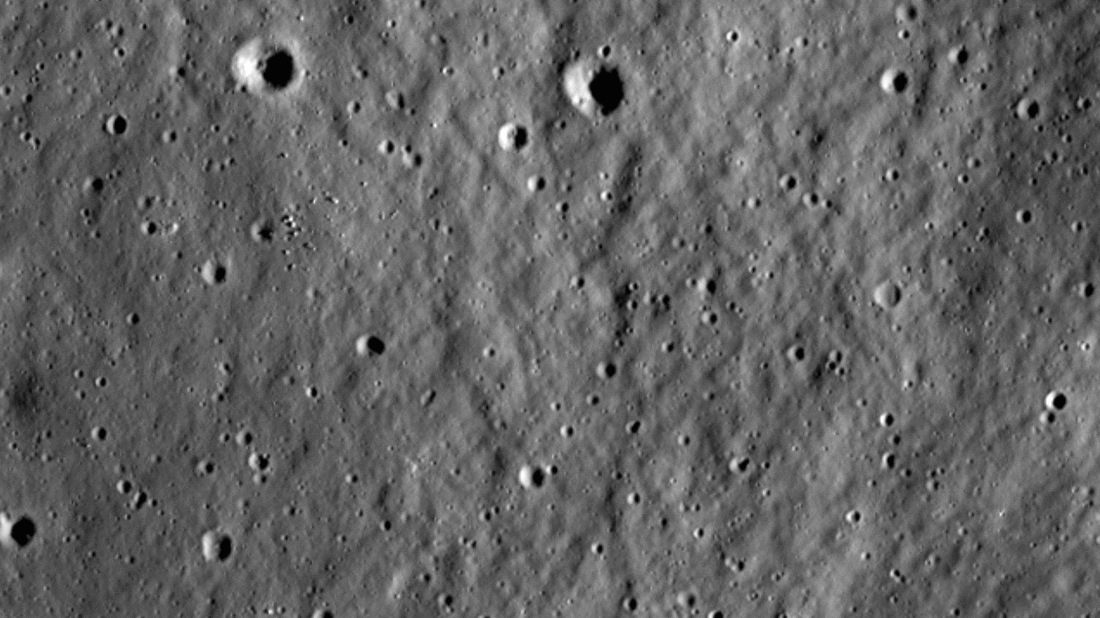 Una nueva cicatriz lunar revela el violento pasado de la Luna