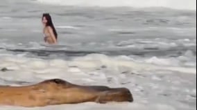 VIDEO: Influencer tailandesa falleció tras ser arrastrada por el mar